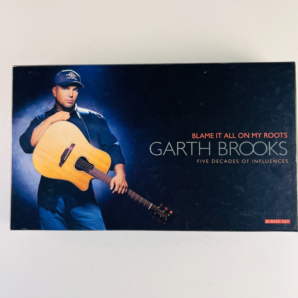 Garth Brooks Blame It All On My Roots Five Decades Of Influences 8 Disc Set Box